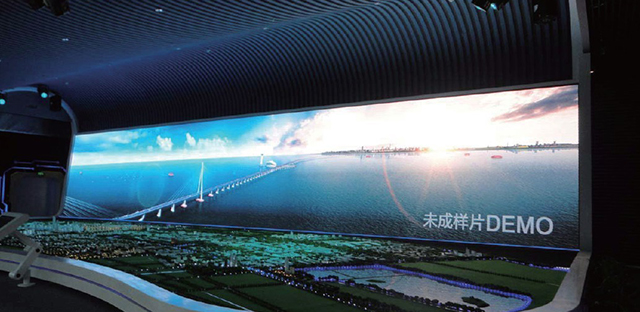 江蘇南通國際城市館展館P5室內(nèi)全彩LED顯示屏由上海智彩科技設(shè)計(jì)、安裝